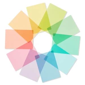 Coloured Half-Page Overlays (A5) — Reading aid
